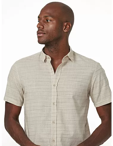 imagem de Camisa Manga Curta Slub Maresia Areia