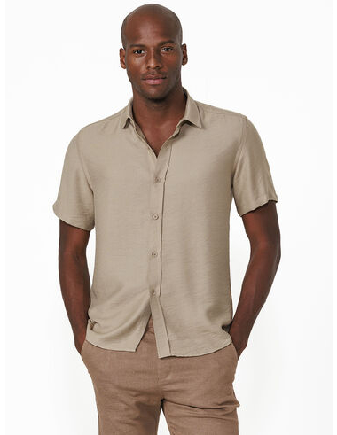 imagem de Camisa Manga Curta Visco Marroquino
