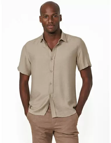 imagem de Camisa Manga Curta Visco Marroquino