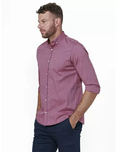 imagem de Camisa Manga Longa Fil A Fil Span Vinho