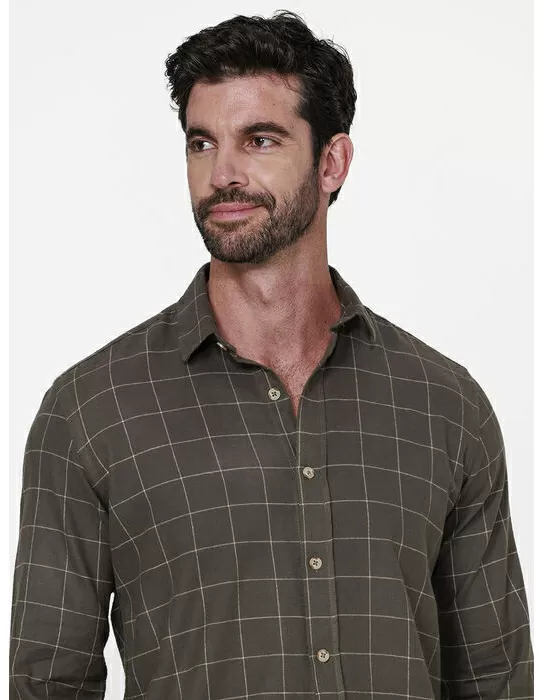 imagem do produto Camisa Manga Longa Grid Flanela