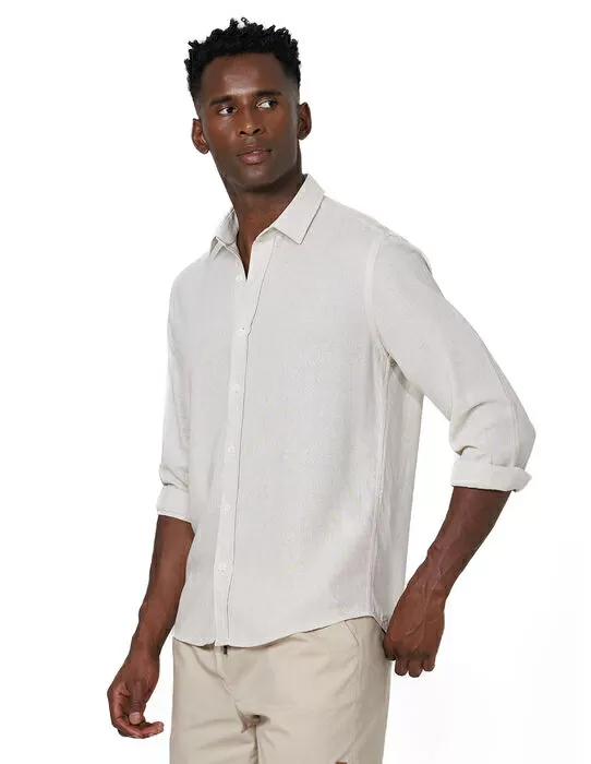 imagem do produto Camisa Manga Longa Linen Stripes