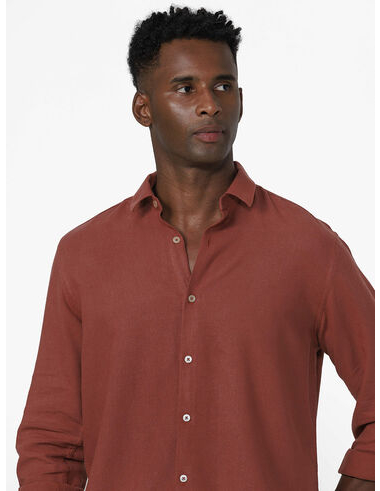 imagem de Camisa Manga Longa Linen Tencel Telha