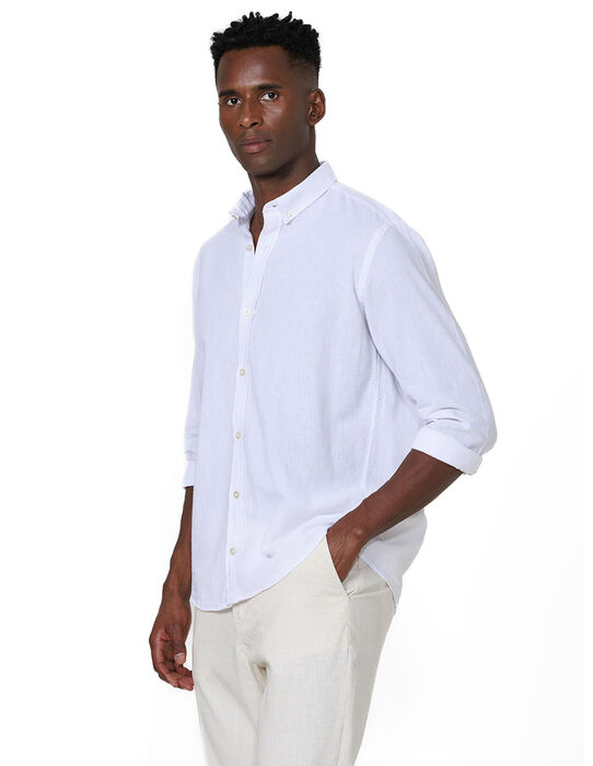 imagem de Camisa Manga Longa Linho Brisa Branco