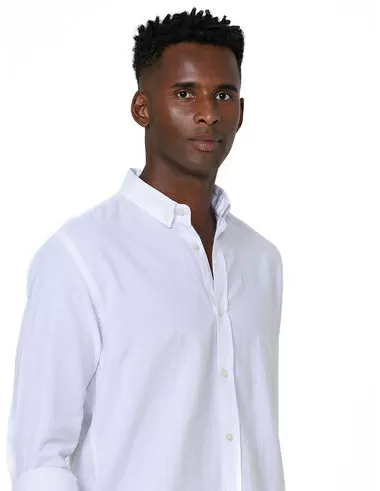 imagem de Camisa Manga Longa Linho Brisa Branco