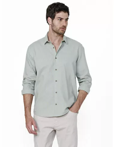 imagem de Camisa Manga Longa Linho Duna