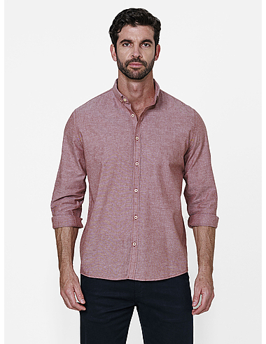 imagem de Camisa Manga Longa Linho Kiel  Caramelo