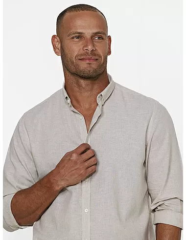 imagem de Camisa Manga Longa Linho Kiel  Natural