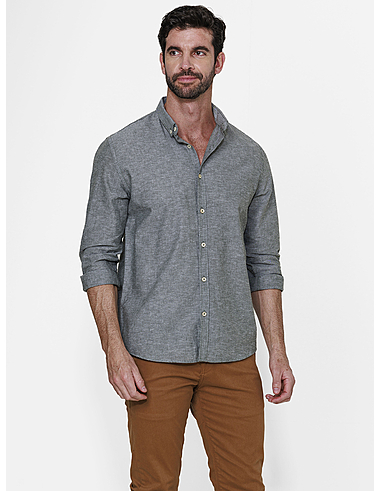 imagem de Camisa Manga Longa Linho Kiel  Verde