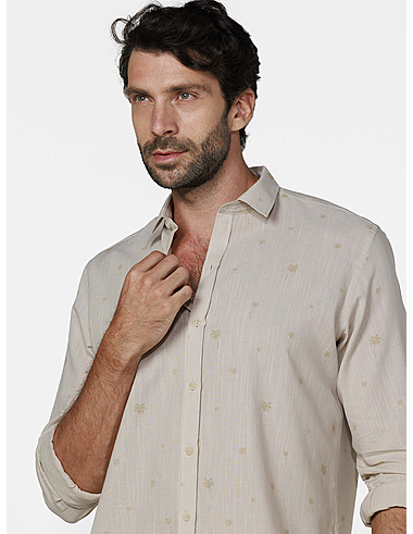 imagem de Camisa Manga Longa Linho Riviera  Natural