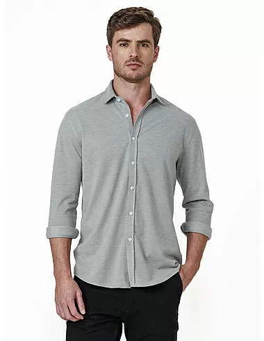 imagem de Camisa Manga Longa Malha Oxford