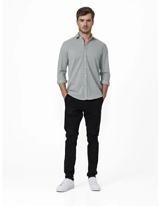 imagem do produto Camisa Manga Longa Malha Oxford