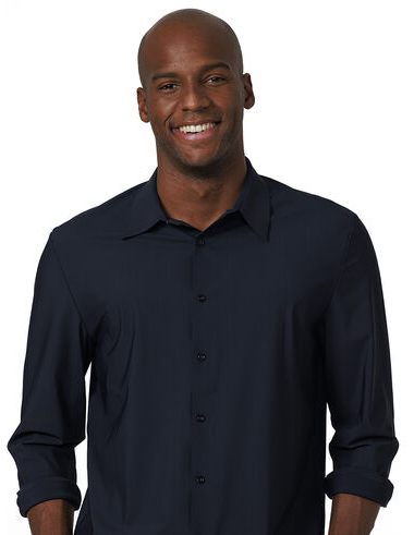 imagem de Camisa Manga Longa Malha Ultra Tech Azul Marinho