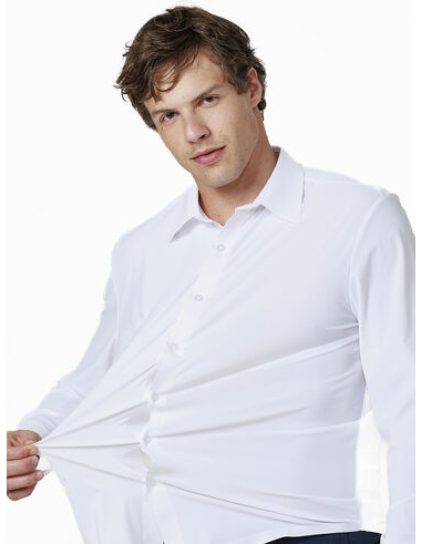 imagem de Camisa Manga Longa Malha Ultra Tech Branco