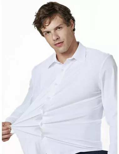 imagem de Camisa Manga Longa Malha Ultra Tech Branco