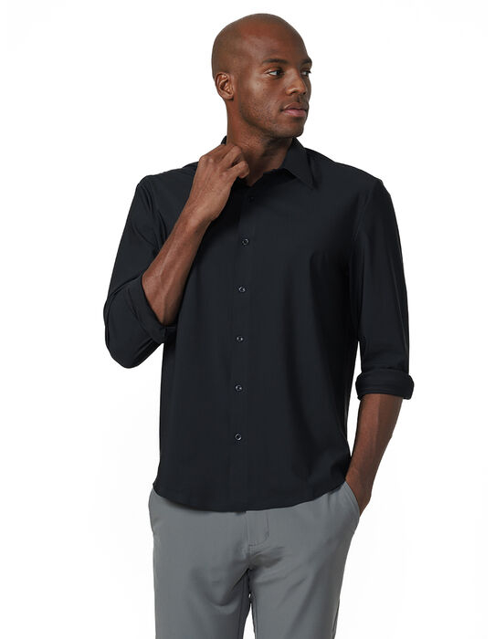 imagem de Camisa Manga Longa Malha Ultra Tech Preto