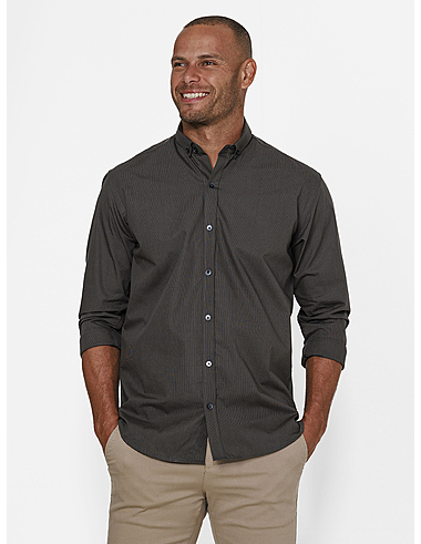imagem de Camisa Manga Longa Micro Plaid 