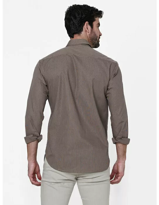 imagem do produto Camisa Manga Longa Micro Plaid 