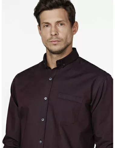 imagem de Camisa Manga Longa New Oxford Arket Vinho