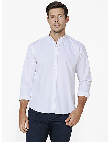 imagem de Camisa Manga Longa Oxford Kaunas Branco