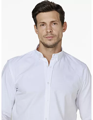 imagem de Camisa Manga Longa Oxford Kaunas Branco