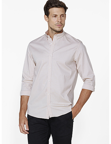imagem de Camisa Manga Longa Oxford Span II Areia