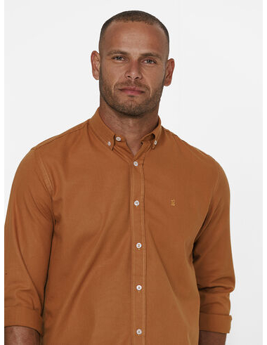 imagem de Camisa Manga Longa Oxford Trakai  Caramelo