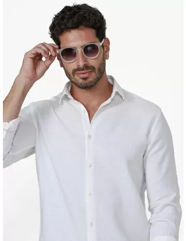 imagem de Camisa Manga Longa Pure Linen Off White