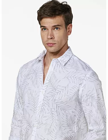 imagem de Camisa Manga Longa Resort Branco