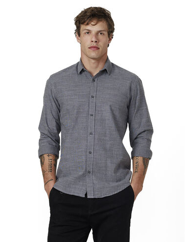 imagem de Camisa Manga Longa Slub Alpha