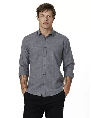 imagem de Camisa Manga Longa Slub Alpha
