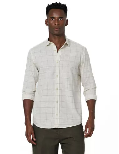 imagem de Camisa Manga Longa Slub Fine Sand
