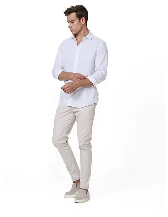 imagem do produto Camisa Manga Longa Slub Stripes