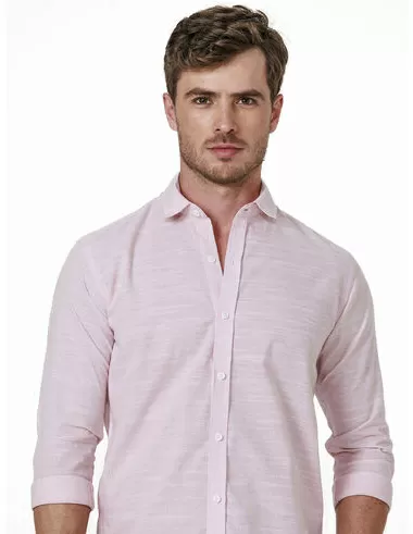 imagem de Camisa Manga Longa Slub Suncoast Rosa