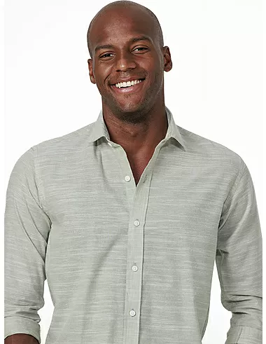 imagem de Camisa Manga Longa Slub Suncoast Verde Oliva