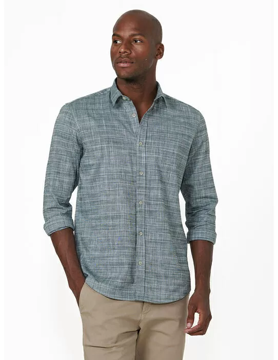 imagem do produto Camisa Manga Longa Slub Trama