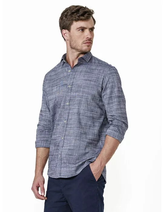 imagem do produto Camisa Manga Longa Slub Trama