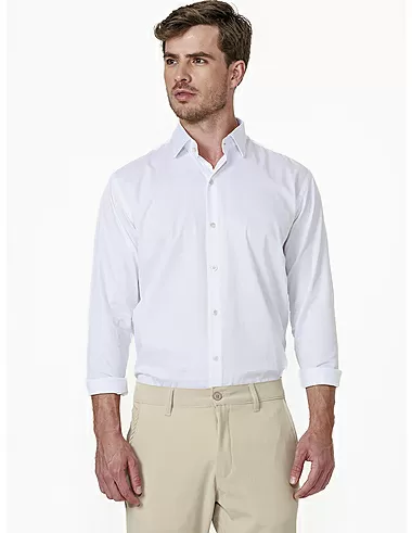 imagem de Camisa Manga Longa Social Dobby Atlas