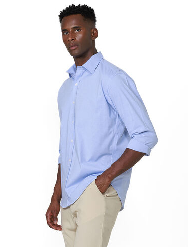 imagem de Camisa Manga Longa Social FT Link Span Azul