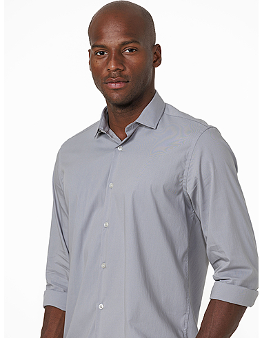 imagem de Camisa Manga Longa Social Prime Cinza