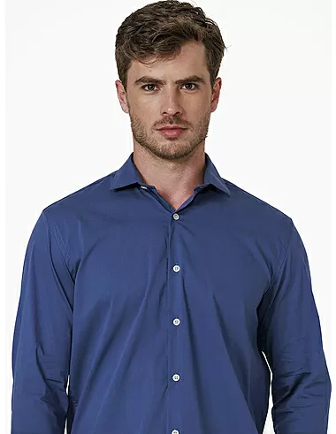 imagem de Camisa Manga Longa Social Prime Indigo