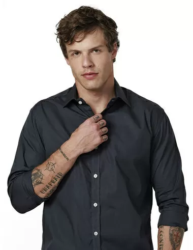 imagem de Camisa Manga Longa Social Stratto Cinza Chumbo