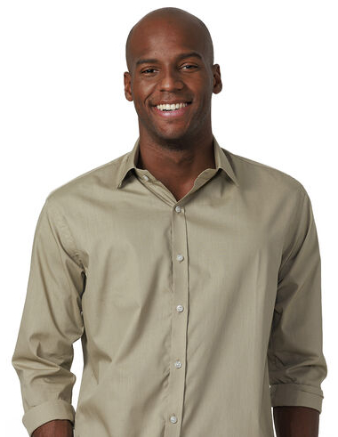 imagem de Camisa Manga Longa Social Stratto Khaki 