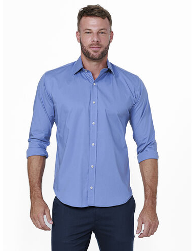 imagem de Camisa Manga Longa Social Workline Span Azul