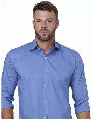 imagem de Camisa Manga Longa Social Workline Span Azul