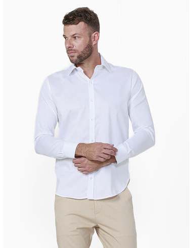 imagem de Camisa Manga Longa Social Workline Span Branco