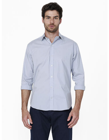 imagem de Camisa Manga Longa Social Workline Span Cinza