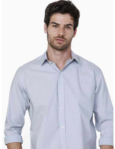 imagem de Camisa Manga Longa Social Workline Span Cinza