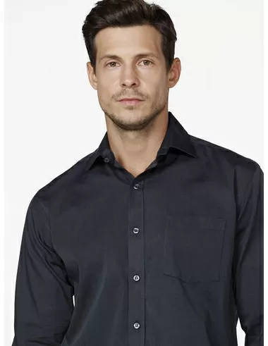 imagem de Camisa Manga Longa Tricoline Arhus Preto