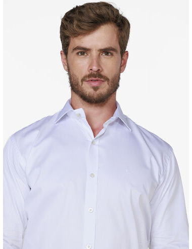 imagem de Camisa Manga Longa Tricoline Frankfurt Branco